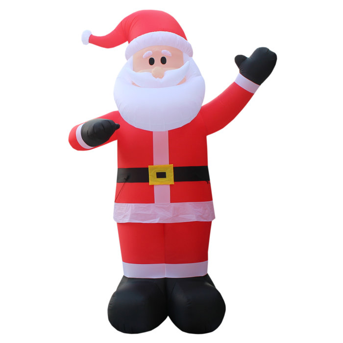 The Holiday Aisle® A Christmas Santa Claus Inflatable & Reviews Wayfair